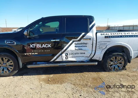 2017 Nissan Titan Platinum Reserve из США, поврежденный, VIN 1N6AA1E52HN536777